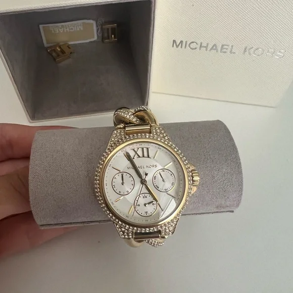 Michael Kors | Jewelry | Michael Kors Twotone Crystal Watch  display picture 2